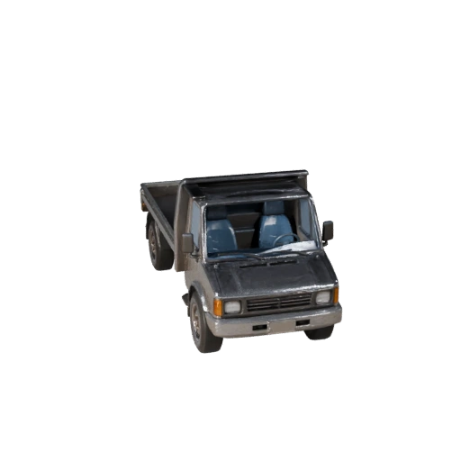 Modelo 3D de Camión Plataforma para Unreal Engine - Listo para Juegos