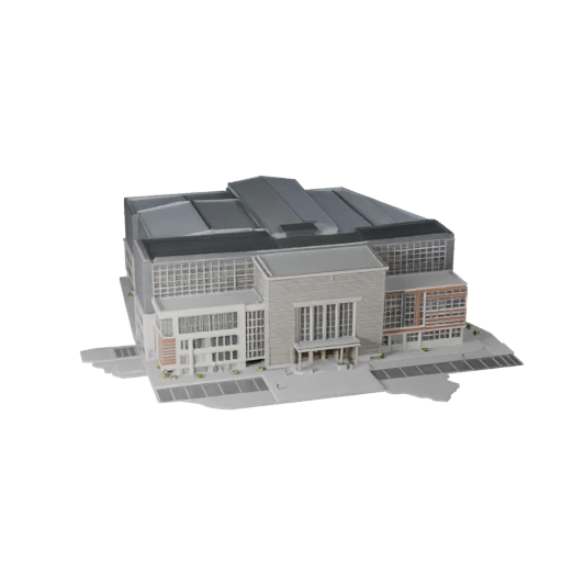 Convention Center 3D Model - Realistic Archviz Asset