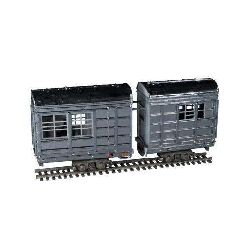 Tren de Carga de Alto Poligonaje 3D para Renders de Estudio