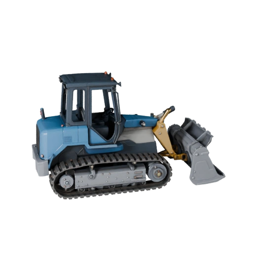 Bulldozer 3D Model for Blender & Games - PBR Asset