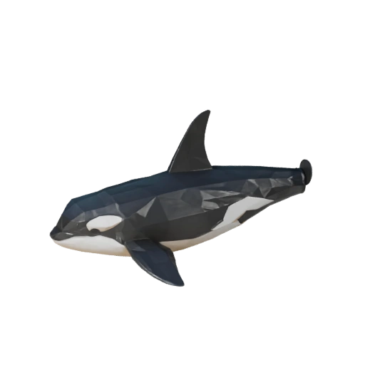 Modèle 3D d'Orque Low Poly - Asset de Jeu Unity avec FBX | Libre de Droits