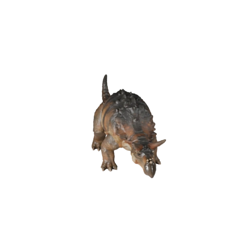 Low Poly Ankylosaurus 3D Modell - Unity Game Asset mit FBX