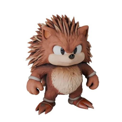 Modèle 3D Hérisson Dessin Animé - Asset Stylisé pour Animation | PBR