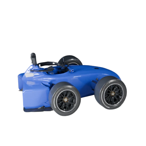 Modelo 3D de Carro de Fórmula para Blender e Jogos - PBR Realista
