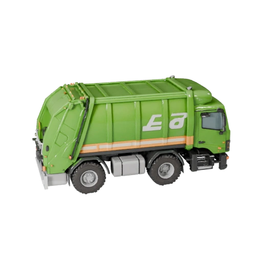 Game Ready Garbage Truck 3D Model for Realtime Use (Legacy)