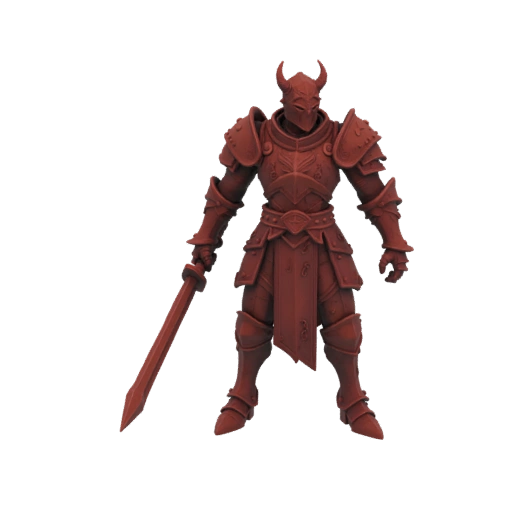 Dark Fantasy Devil Knight Miniature STL