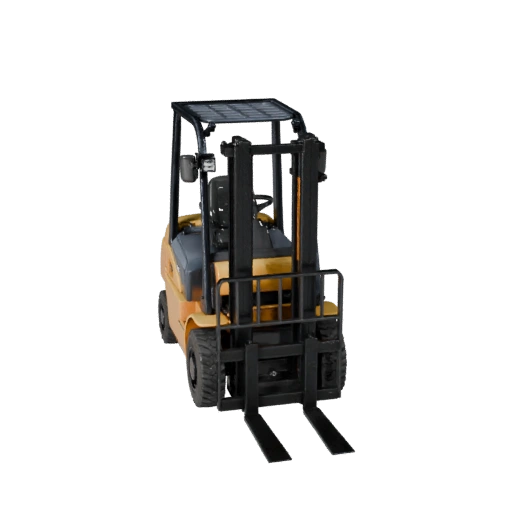 Game Ready Forklift 3D Model for Realtime Use PBR Asset