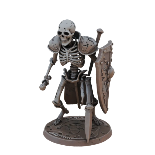Dark Fantasy Skeleton Archer Miniature STL - Swarm