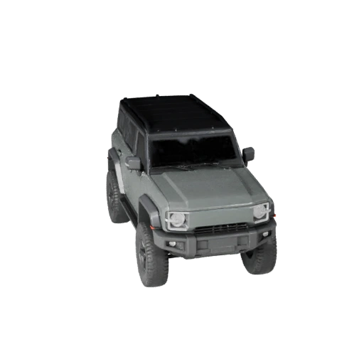 Modèle 3D Cyber SUV - Transport prêt pour le jeu PBR