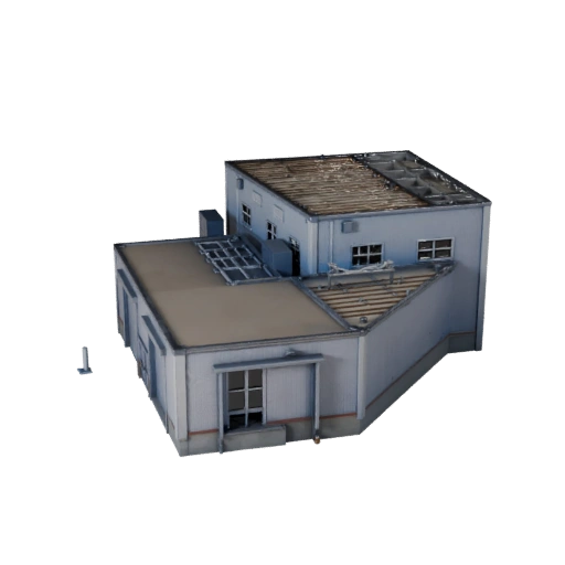 Kit de Almacén Modular Estilizado 3D - Activo para Videojuegos