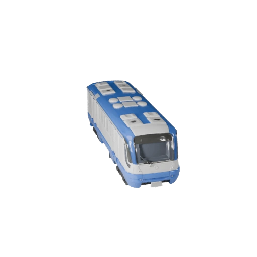 Printable Futuristic Monorail STL 3D Model - Display
