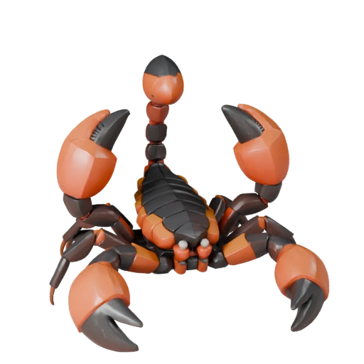 Modèle 3D Scorpion Dessin Animé - Asset Stylisé pour Animation | PBR
