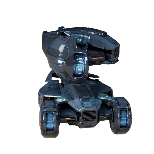 Modèle 3D de Hover Bike Haute Poly pour Rendu Studio - PBR
