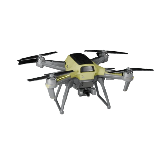Modelo 3D Imprimível de Drone Quadricóptero STL - Display