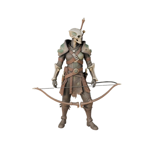 Modèle de personnage de Ranger endurci au combat - Fantaisie - Monté