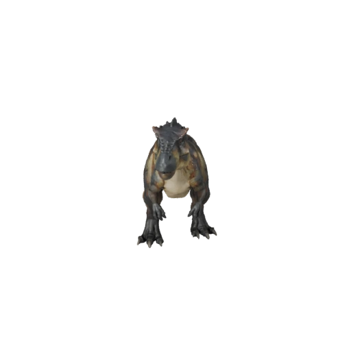 Modelo 3D de Terizinosaurus Baixo Poli - Asset de Jogo para Unity com FBX