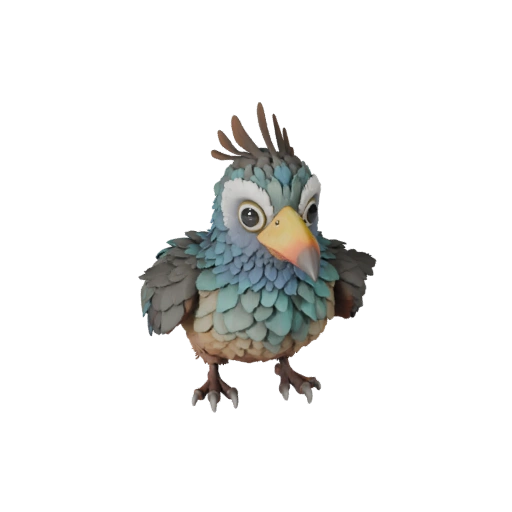 Cockatoo 3D Model for Unity - Game Ready Asset, FBX | Royalty-Free