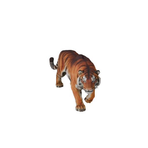 Siberian Tiger 3D Model for Blender - PBR Asset with Textures