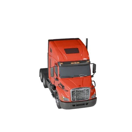 Modelo 3D de Camión Semirremolque para Unity - Activo de Juego Poligonal Bajo (Legacy)