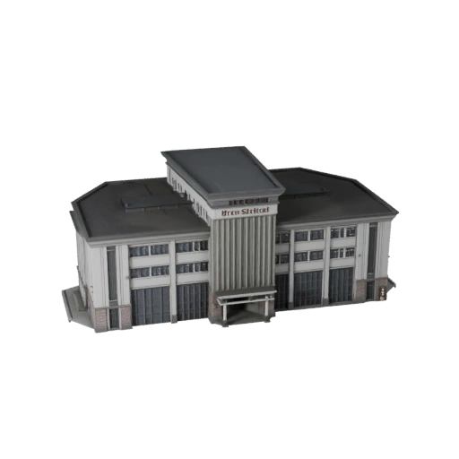 Fire Station 3D Model for Unreal - Realtime Asset for UE Scenes