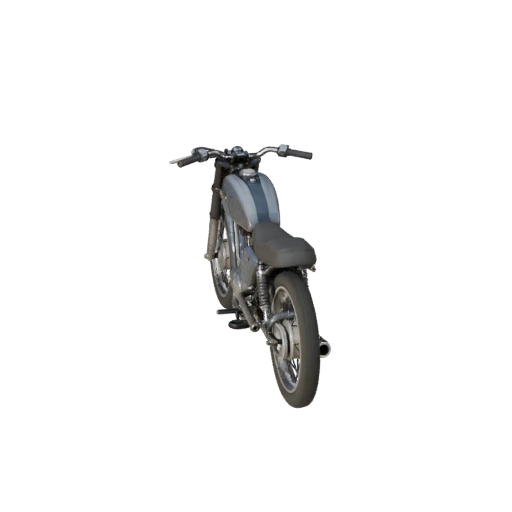 Oldtimer Motorrad 3D Modell für Unity - Echtzeit-Asset