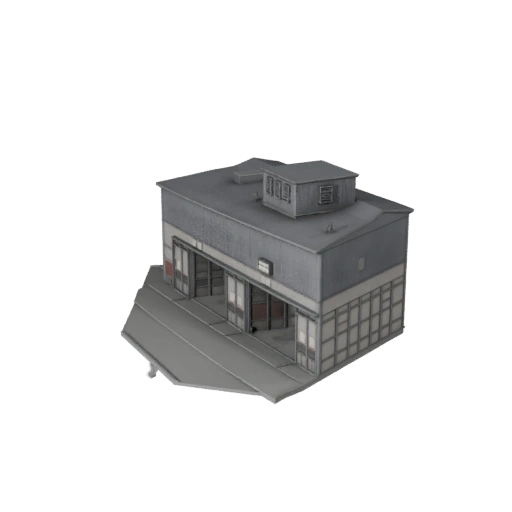 Flugzeug Hangar 3D Modell für Unreal - Echtzeit-Asset