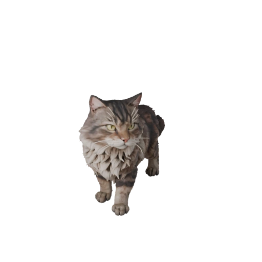 Modelo 3D de Gato Noruego del Bosque para Blender - Activo PBR con Texturas