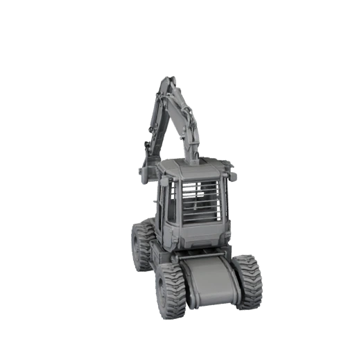 Printable Road Roller STL 3D Model for Collectibles &