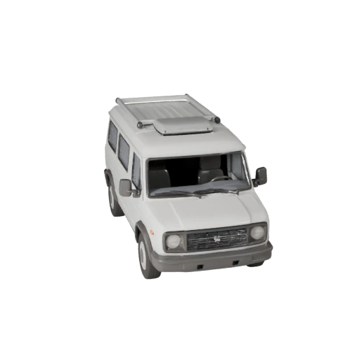 Camping-car 3D Model pour Blender & Jeux - Réaliste PBR (Legacy)