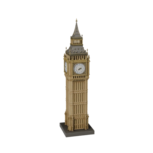 Modèle 3D Big Ben pour Unity - Ressource de jeu pour Architecture