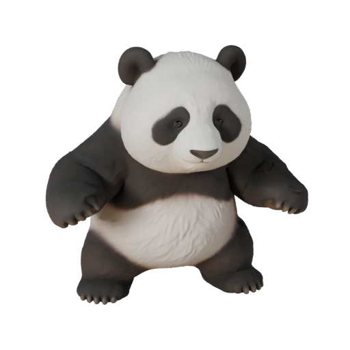 Panda 3D Model for Unity - Game Ready Asset, FBX | Royalty-Free