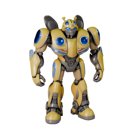 High Poly Bumblebee 3D Model - Detailed STL Asset for Printing