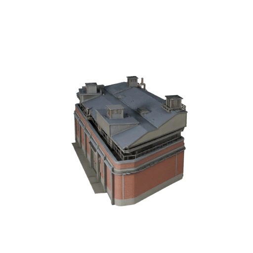 Plante de traitement d'eau haute poly modèle 3D pour Archviz