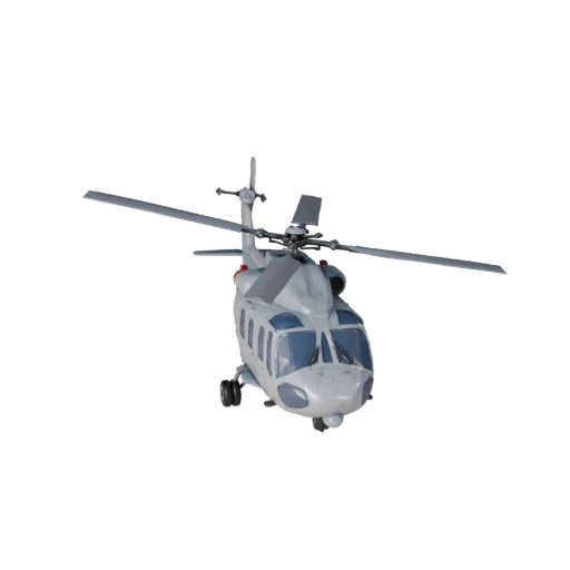 Cargo Helicopter 3D Model for Unity - Low Poly Game Asset