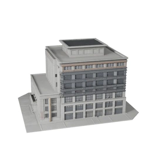 Library Building 3D Model for Blender - Render Asset