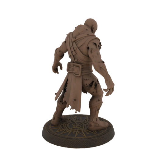 Dark Fantasy Zombie Warrior Miniature STL