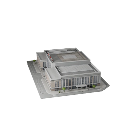 Convention Center 3D Model for Blender - Render Asset