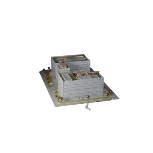 Stylized Tech Campus Office 3D Model - Realtime Game Asset