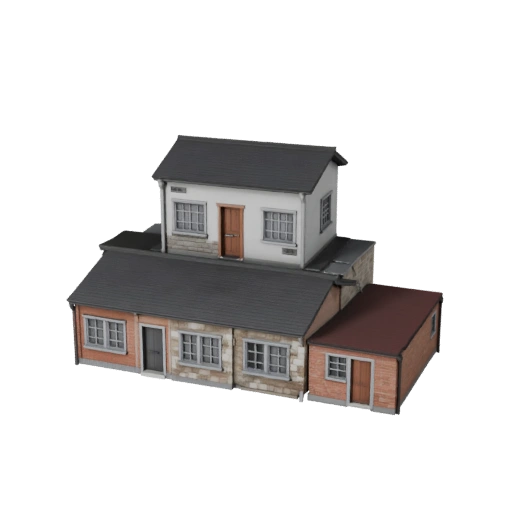 Kit de Vila Modular Modelo 3D para Unreal - Ativo em Tempo Real