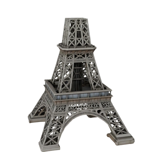 Eiffelturm 3D Modell für Unity - Spiel-Asset für Architektur
