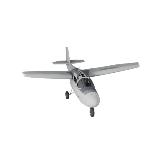 Modelo 3D de Planador para Unreal Engine - Asset Pronto para Jogo