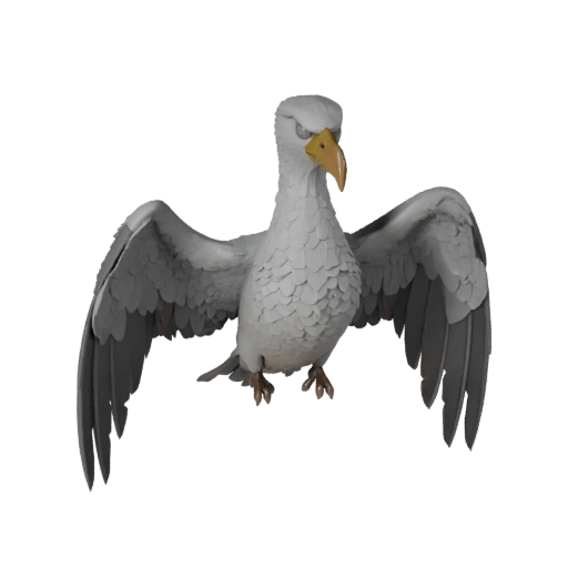 Modèle 3D Albatros Haute Poly - Actif STL Détaillé pour Impression