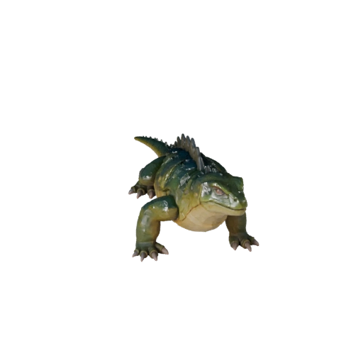 Low Poly Gila Monster 3D Model - Unity Game Asset with FBX