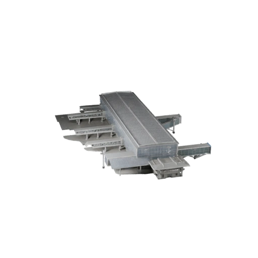Modèle 3D de Terminal d'Aéroport pour Blender - Asset de Rendu