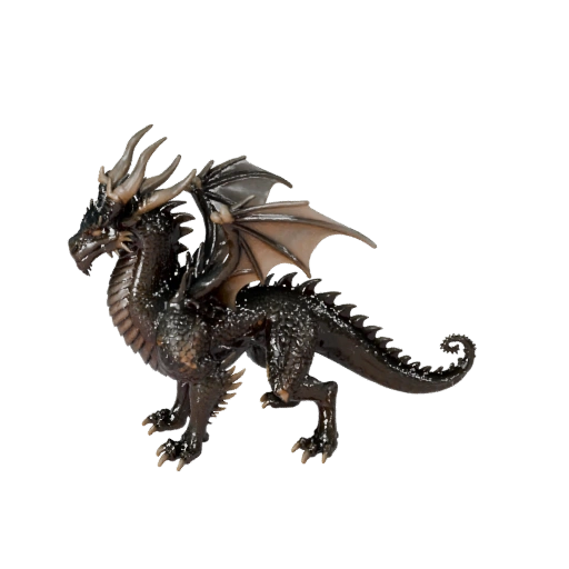 Dragon de forêt Modèle 3D pour Unity - Asset prêt pour le jeu, FBX | PBR