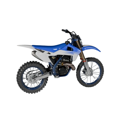 Dirt Bike 3D Model for Blender - Render Ready Asset
