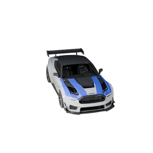 Coche de Carreras 3D Modelo para Unity - Activo Pro de Bajo Poligonal para Juegos