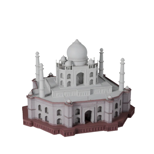 Modèle 3D Haute Poly du Taj Mahal pour Archviz pour l'Architecture