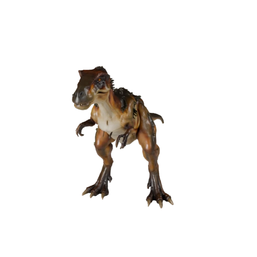 Hohe Poly Compsognathus 3D Modell - Detailliertes STL-Asset zum Drucken