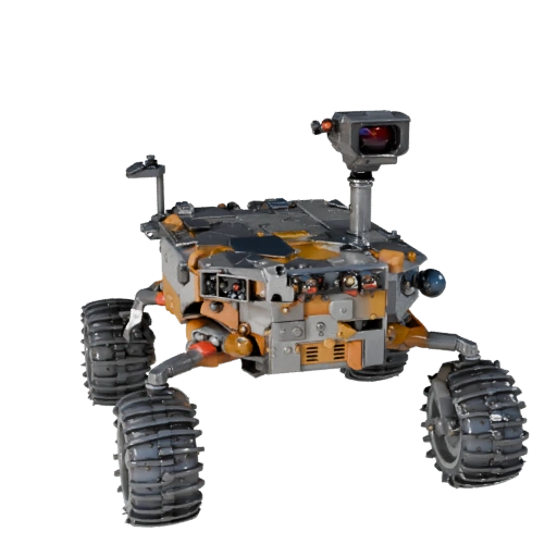 Mars Rover 3D Model for Unreal Engine - Game Ready Asset